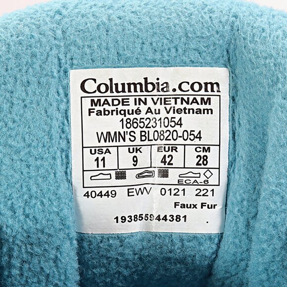 Columbia Women's Hiking Shoe Firecamp Fleece III Insulated Trail Sneaker Size 11 - Picture 8 of 8